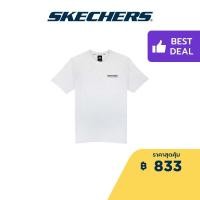 ราคา Skechers สเก็ตเชอร์ส เสื้อยืดแขนสั้นยูนิเซ็กส์ Unisex Short Sleeve Tee Apparel SL323U320 00GK (23774727200)
