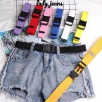 ราคา Lady jeans เข็มขัด แฟชั่น เข็มขัดแม๊ค ผู้หญิงน่ารัก สีดำ สีแดง สีเหลือง ความยาว 110 ซม ฟรีไซส์ (10251484973)