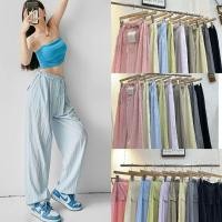 ราคา LADY JEANS ผ้าร่ม 9209 กางเกงขายาว ผ้าร่มเชือกรูด กระเป๋าหลัง ผ้าเบาๆ ผู้หญิง พร้อมส่ง (23553817693)