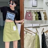 ราคา LADY JEANS 669 โค้ด LADYJMAY ลด 15 กระโปรงทรงเอ ลายจุดผ้าพิมพ์ มีกระเป๋า เอวสม็อค ผู้หญิง พร้อมส่ง (21926153834)