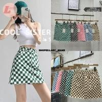 ราคา LADY JEANS 2115 โค้ด LADYJMAY ลด 15 กระโปรงทรงเอ กระดุมลายสก๊อต ผ้าดี ทรงสวยมีกระเป๋า ผู้หญิง พร้อมส่ง (18231221570)