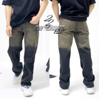 ราคา KR939 AssasinsJeans กางเกงยีนส์เกาหลีสีดำเฟดไล่สีดีเทลผ้าเย็บติดตรงกลางโครตหล่อแบรนด์22thOctoberr (18781309295)
