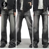 ราคา KR1157 Black Arch Jeans กางเกงยีนส์เกาหลีสีดำฟอกขาว โครตตะระเท่ห์ใส่แล้วแมนแบบเท่ห์ระเบิดของมันต้องมีแล้วเอาจริง (25956435484)