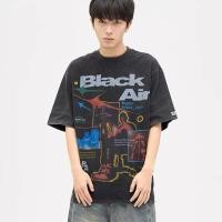 ราคา เสื้อยืดโอเวอร์ไซส์ dont blackair เสื้อผ้าแฟชั่น สตรีท y2k อปป้า เกาหลี stussy (20877850393)