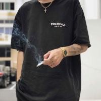 ราคา เสื้อยืดผู้ชายโอเวอร์ไซส์ essentials fog A โลโก้หน้า (23953029007)