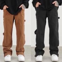 ราคา กางเกงผู้ชายทรงกระบอก double knee hamilton brown black rinse กางเกงy2k carhartt (21614479522)