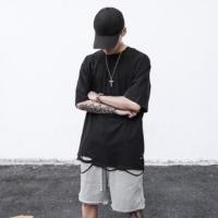 ราคา เสื้อยืดผู้ชายโอเวอร์ไซส์ destroyed ขาดๆ เซอร์ๆ (19280062163)