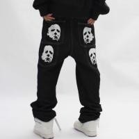 ราคา กางเกงยีนส์ทรงกระบอก gothic jean 4kings กางเกงยีนส์มินิมอล y2k (18875003630)