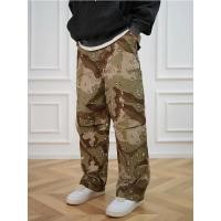 ราคา กางเกงทรงกระบอก brown camo pants (24457102643)