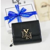 ราคา ของขวัญวันเกิด วันครบรอบ ให้สาวๆ กระเป๋าสตางค์ใบสั้น LYN กระเป๋าสตางค์ใบกลางเเบบพับสำหรับใส่บัตรมี 5 สี มีช่องใส่เหรียญ (22078665220)