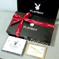 ราคา ชุดของขวัญ กระเป๋าสตางค์หนังแท้ และ เข็มขัดหนัง Playboy มีกล่องและถุงกระดาษ งานดีมีคุณภาพ คุ้มราคา สินค้าในไทย พร้อมส่ง (4177820438)