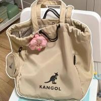 ราคา กระเป๋าสะพายข้างผ้าไนล่อน KANGOL จั้มโบ้ ห้อยกระเป๋าใบเล็ก มี 4 สี พร้อมสายรูด (23089447922)