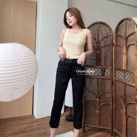 ราคา กางเกงเอวสูง กางเกงทรง5ส่วน กางเกงผ้าลินิน WEALTH BANGKOK 5ส่วนลินิน คอตตอน 4377858312 (4377858312)
