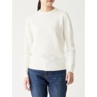 ราคา เสื้อไหมพรมคอกลม เสื้อไหมพรมผู้หญิง MUJI UV cut cotton silk crew neck sweater 15868066776 (15868066776)