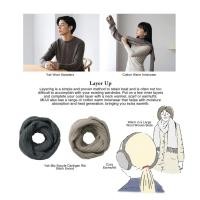 ราคา ผ้าพันคอ MUJI Yak Blend Snood ผ้าคลุม 22871853404 (22871853404)