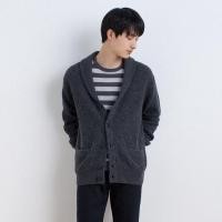 ราคา เสื้อไหมพรมผู้หญิง เสื้อไหมพรมUnisex MUJI cable shawl collar cardigan 21781140203 (21781140203)