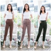ราคา กางเกงเอวสูงทรง 7 ส่วน ผ้าฮานาโกะอย่างดี P S W05 กางเกงสาวอวบ 14741312842 (14741312842)