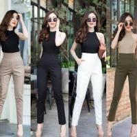 ราคา กางเกงเอวสูงผ้าฮานาโกะ P S รุ่น PS07 ผ้าหนาอย่างดี ผ้ายืดเยอะ 13270194353 (13270194353)