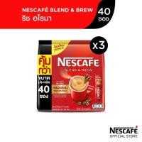 ราคา NESCAFÉ Blend Brew Rich Aroma 3in1 Coffee เนสกาแฟ เบลนด์ แอนด์ บรู ริช อโรมา กาแฟ 3อิน1 40 ซอง แพ็ค 3 ถุง NESCAFE (2512101099)