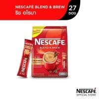 ราคา เลือกรสได้ NESCAFÉ Blend Brew Instant Coffee 3in1 เนสกาแฟ เบลนด์ แอนด์ บรู กาแฟปรุงสำเร็จ 3อิน1 แบบถุง 27 ซอง NESCAFE (11251093962)
