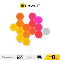 ราคา Nanoleaf NL42 6002HX 15PK Shapes Hexagons Starter Kit 15 Panels แผงไฟแต่งห้องรูปหกเหลี่ยม รับประกันสินค้า 2 ปี (23678479122)