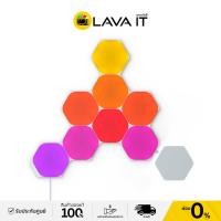 ราคา Nanoleaf NL42 0002HX 9PK Shapes Hexagons Starter Kit 9 Panels แผงไฟแต่งห้องรูปหกเหลี่ยม รับประกันสินค้า 2 ปี (21783562732)