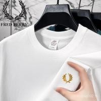 ราคา Fred Perry หูข ้ าวสาลีผ ้ าฝ ้ าย 100 ผู ้ ชายฤดูร ้ อนแขนสั ้ นเสื ้ อยืดปักครึ ่ งแขนผู ้ ชาย Plus ขนาดด ้ านบน (28800696502)