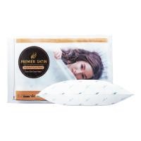 ราคา New Premier Satin หมอนหนุนสูญญากาศ Essential Touch Pillow สีขาว (2808038465)