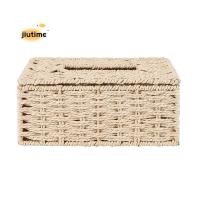 ราคา กล ่ องกระดาษทิชชูหวาย ผู ้ ถือผ ้ าเช ็ ดปากวินเทจ กรณีClutter Storageคอนเทนเนอร ์ Cover ห ้ องนั ่ งเล ่ นตกแต ่ งโต ๊ ะ สีเบจ (28300735062)