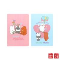 ราคา MINISO สมุดปกแข็ง สีพาสเทล ลาย We Bare Bears (8260254057)