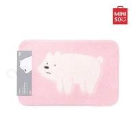 ราคา MINISO พรมปูพื้นในห้องครัว พรมเช็ดเท้า ซับน้ำได้ดี กันลื่น We Bare Bears สีชมพู (13975928214)