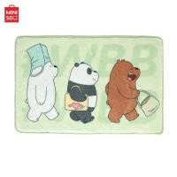 ราคา MINISO พรมเช็ดเท้า พรมกำมะหยี่ พรม We Bare Bears Collection 5 0 Plush (16494405171)