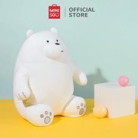 ราคา MINISO ตุ๊กตาหมอนข้างแบบนั่ง We Bare Bears ของขวัญวันเกิด Ice Bear (12058106277)