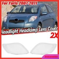 ราคา 2 ชิ ้ นรถซ ้ ายและขวาไฟหน ้ าเลนส ์ ใสโคมไฟเชลล ์ สําหรับ Yaris 2008 2009 2010 2011 (28500635036)