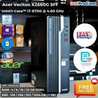 ราคา คอมพิวเตอร์ Acer Veriton X2660G CPU Core i7 8700 Max 4 60GHz SSD WiFi Bluetooth (24557700071)