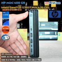 ราคา ประกันศูนย์ แรงสุดๆ คอมพิวเตอร์มินิ HP Pro Mini 400 G9 Core i7 12700T MAX 4 7GHz Gen10 SSD M 2 NVMe Windows 11 แท้ (21587593760)