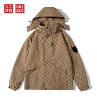 ราคา Uniqlo เสื้อแจ็กเก็ต เสื้อโค้ท มีฮู้ด ถอดออกได้ เหมาะกับเดินป่ากลางแจ้ง สําหรับผู้หญิง (20390950847)