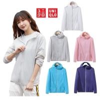 ราคา Uniqlo เสื้อแจ็กเก็ต แขนยาว มีฮู้ด มีซิป ป้องกันรังสียูวี UPF 50 สําหรับผู้หญิง (19640849134)