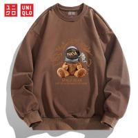 ราคา Uniqlo เสื้อกันหนาว แขนยาว ผ้าฝ้าย ทรงหลวม แบบสวมหัว แฟชั่นฤดูหนาว สําหรับผู้ชาย (23287379377)