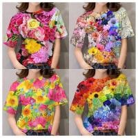 ราคา มีสินค้า จัดส่งภายใน 24 ชั่วโมง เสื้อฮาวายสตรีทันสมัย2567 เสื้อลายดอกสวยๆ สไตล์รีสอร์ทลำลองทุกวัน เสื้อยืดฤดูร้อนทรงหลวมและระบายอากาศได้ดี (26750496633)