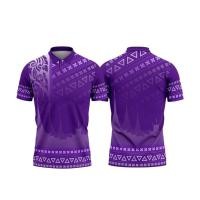 ราคา เสื้อลายไทยสีม่วงใส่ทำงาน (25219248646)