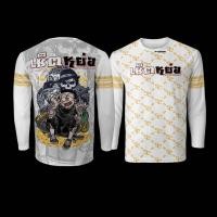 ราคา เจอร์ซีย์ไทยไวรัสโนบิตะชายรังเกียจราคาถูกเสื้อยืดแขนยาวสีดำและสีขาว (22952377544)