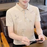 ราคา เสื้อยืดแขนสั้น คอปกโปโล แฟชั่นสําหรับผู้ชาย และนักเรียน (25724130510)