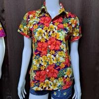 ราคา เสื้อเชิ้ตลายดอกสงกรานต์พร้อมส่งลายใหม่2024เสื้อลายทีมสีสดๆ ผ้าดีสีไม่ตก (25720379800)