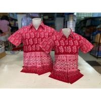 ราคา เสื้ออัดกาว ลายขอ ลายตะขอ เสื้อหน่วยงาน ผ้าไทย ลายไทย (25570384796)