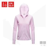 ราคา Uniqlo เสื้อคลุมกันแดด เสื้อแจ็คเก็ตสตรีมีฮู้ดกันลมและกันแดด เสื้อกีฬาระบายอากาศ (13195180916)