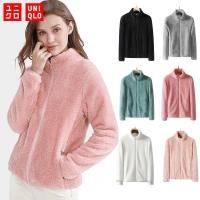 ราคา Uniqlo เสื้อแจ็กเก็ตกันหนาว แขนยาว ผ้าขนแกะ แต่งซิป ให้ความอบอุ่น สําหรับผู้หญิง และผู้ชาย Uniqlo (24821279674)