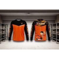 ราคา พร้อมส่ง เสื้อกีฬาแขนยาว ลาย lalamove สําหรับขี่จักรยานยนต์ (23079478521)