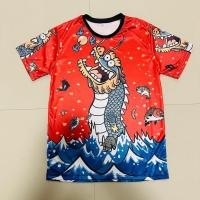 ราคา เสื้อยืดลายมังกรอ้วน สีแดง ต้อนรับปีมังกรทอง (25971660059)