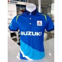 ราคา เสื้อโปโล suzuki สีน้ำเงิน ลายฟ้า ขาว เขียว (25869215313)